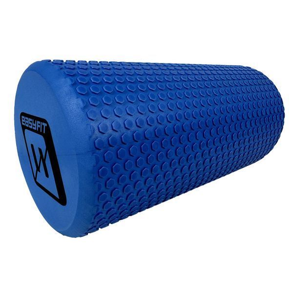Масажний ролик Foam Roller 30 см синій IZI-10263 фото