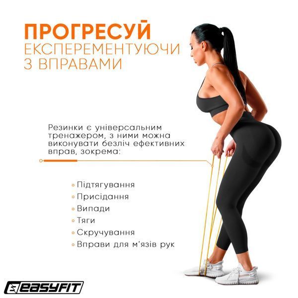 Гумова петля 1-6 кг жовта IZI-10395 фото