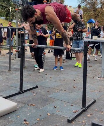 Стійка для елементів 150/90 см *static bar MET-10025 фото