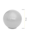 М'яч для фітнесу (фітбол) Cornix 75 см Anti-Burst Silver COR-10448 фото 5