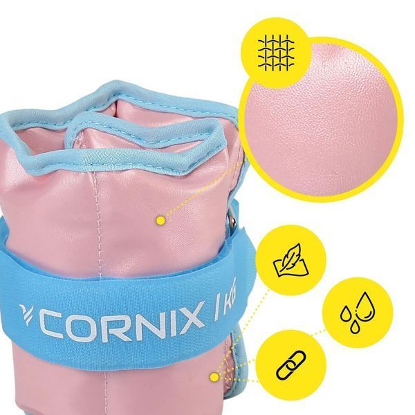 Обважнювачі-манжети для ніг та рук Cornix 2 x 1 кг COR-10415 фото